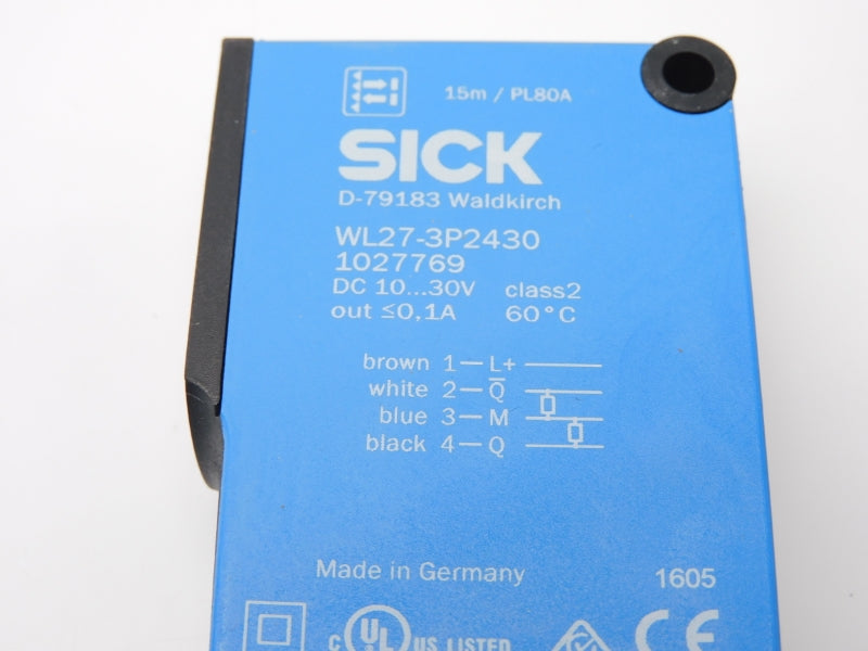 SICK WL27-3P2430 1027769 10-30VDC 0.1A NSMP