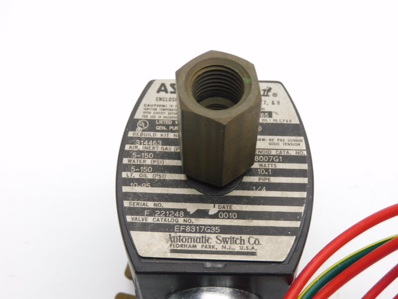 ASCO EF8317G35 110/120V 5-150PSI 1/4" UNMP