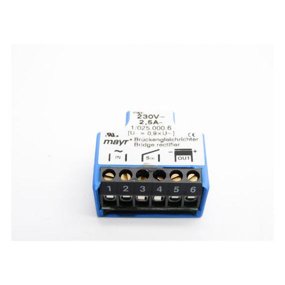 MAYR 1/025.000.6 0802471 230V 2.5A UNMP