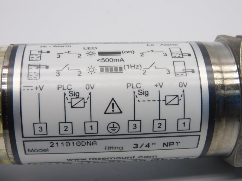 ROSEMOUNT 211010DNA 18-60VDC 3/4" NSNP