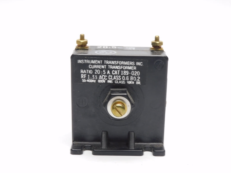 INSTRUMENT TRANSFORMERS 189-020 600V NSNP