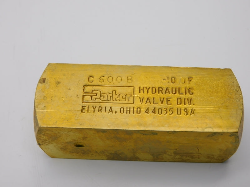 PARKER C600B-10 2000PSI NSNP