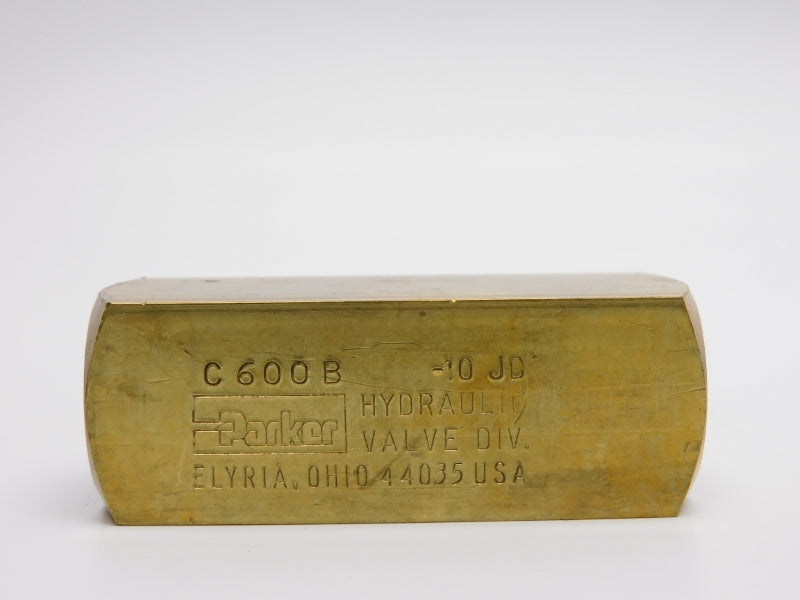 PARKER C600B-10JD 2000PSI NSNP