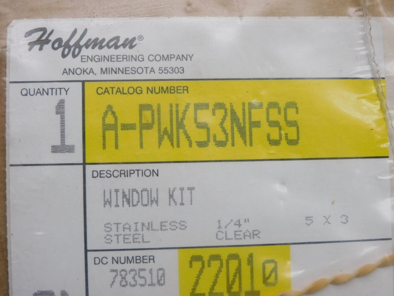 HOFFMAN A-PWK53NFSS NSNP