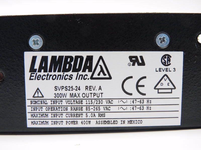 LAMBDA ELECTRONICS SVPS25-24 85-265VAC 5.0A NSMP