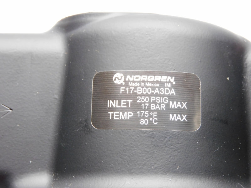 NORGREN F17-B00-A3DA 250PSI 1-1/2" NSMP