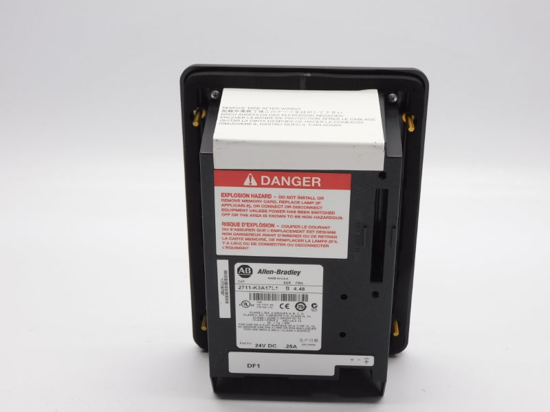 ALLEN BRADLEY 2711-K3A17L1 SER. B F/W 4.48 24VDC .25A NSNP