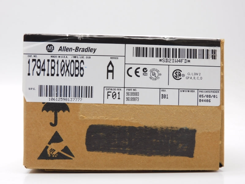 ALLEN BRADLEY 1794-IB10XOB6 SER. A DATE: 2001 NSFS