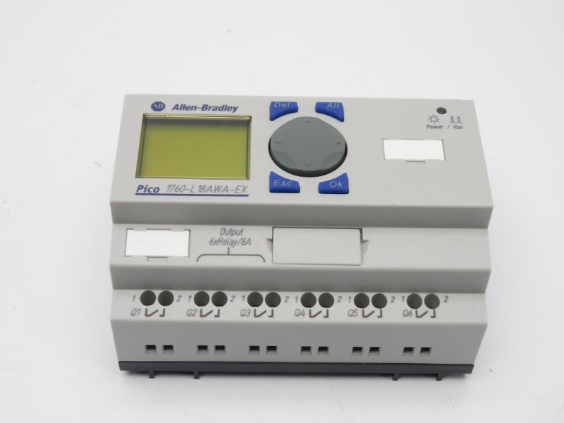 ALLEN BRADLEY 1760-L18AWA-EX SER. A 120/240VAC 10A NSMP