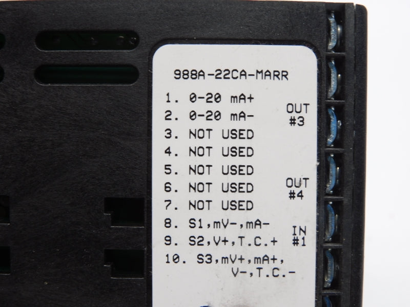 WATLOW CONTROLS 988A-22CA-MARR NSNP