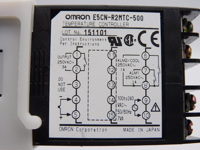 OMRON E5CN-R2MTC-500 250VAC 3A UNMP