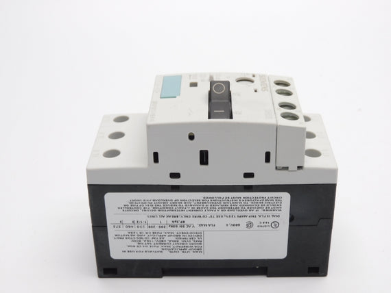 SIEMENS 3RV1011-1EA15 690V 2.8-4A NSNP