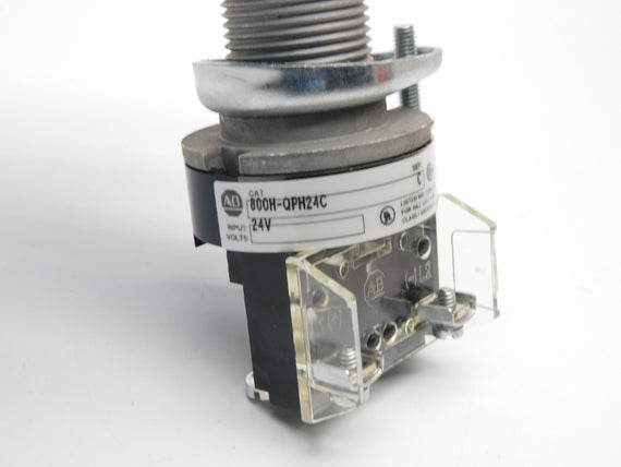 ALLEN BRADLEY 800H-QPH24C SER. C 24V (WH) NSMP