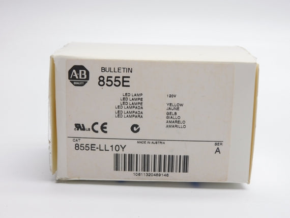 ALLEN BRADLEY 855E-LL10Y SER. A 120VAC (WH) NSMP