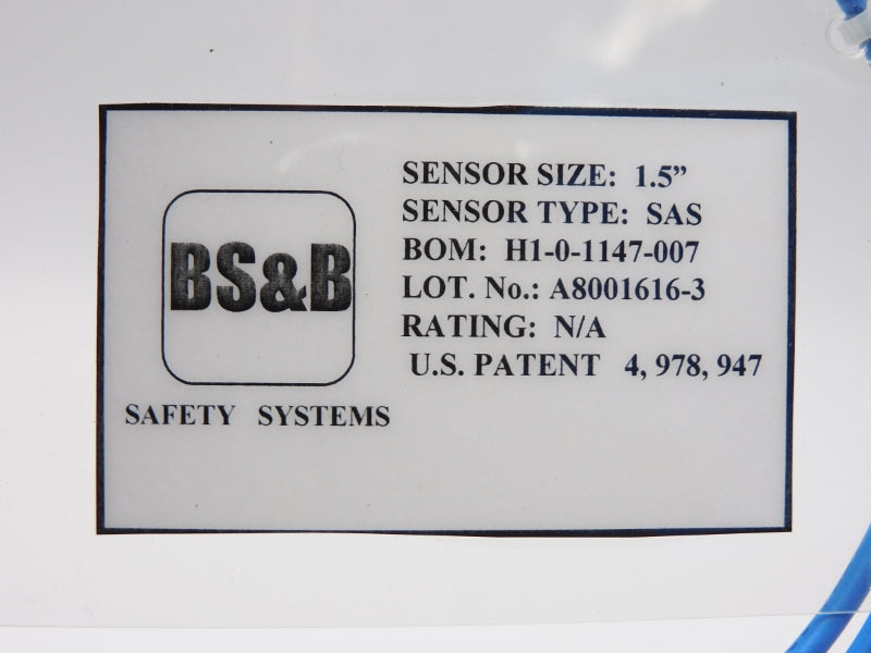 BS&B H1-0-1147-007 SAS 1.5" NSNP