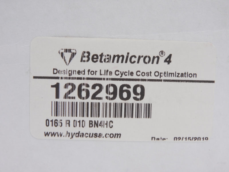 HYDAC 0165R010BN4HC 1262969 NSMP