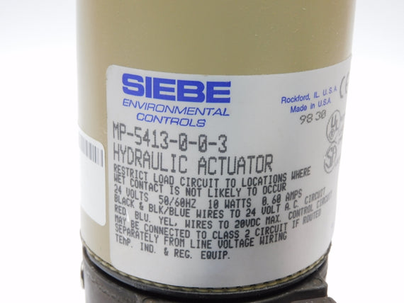 SIEBE MP-5413-0-0-3 24V 0.60A NSMP