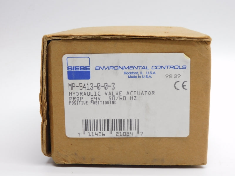 SIEBE MP-5413-0-0-3 24V 0.60A NSMP