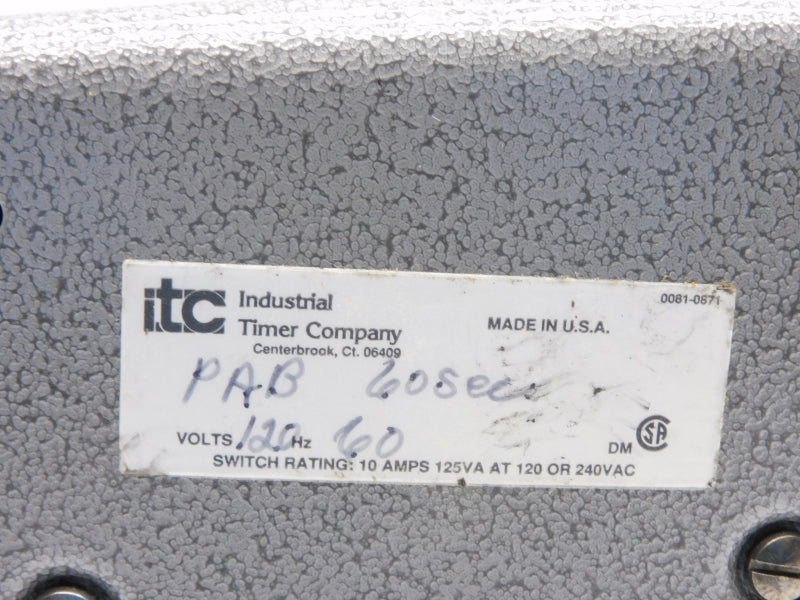 ITC PAB 120V 60S NSNP