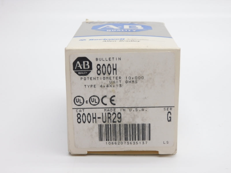 ALLEN BRADLEY 800H-UR29 SER. G (GY/BL) NSMP