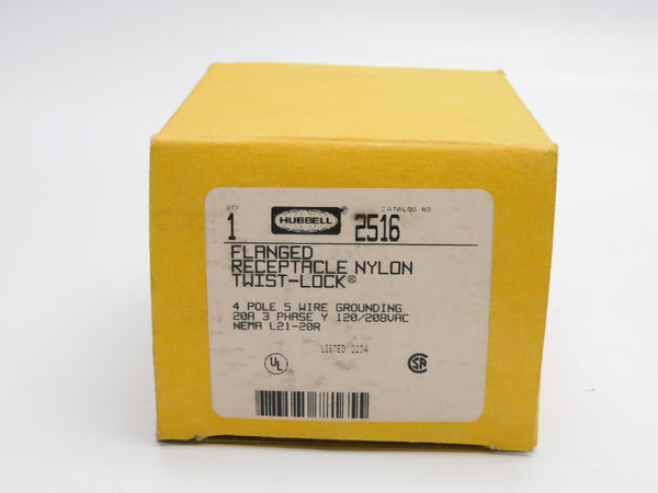HUBBELL 2516 120/208VAC 20A NSMP