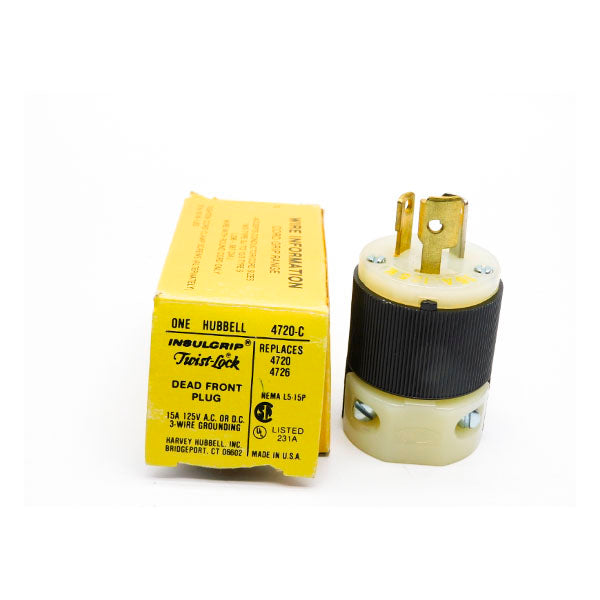HUBBELL 4720-C 125VAC/DC 15A NSMP