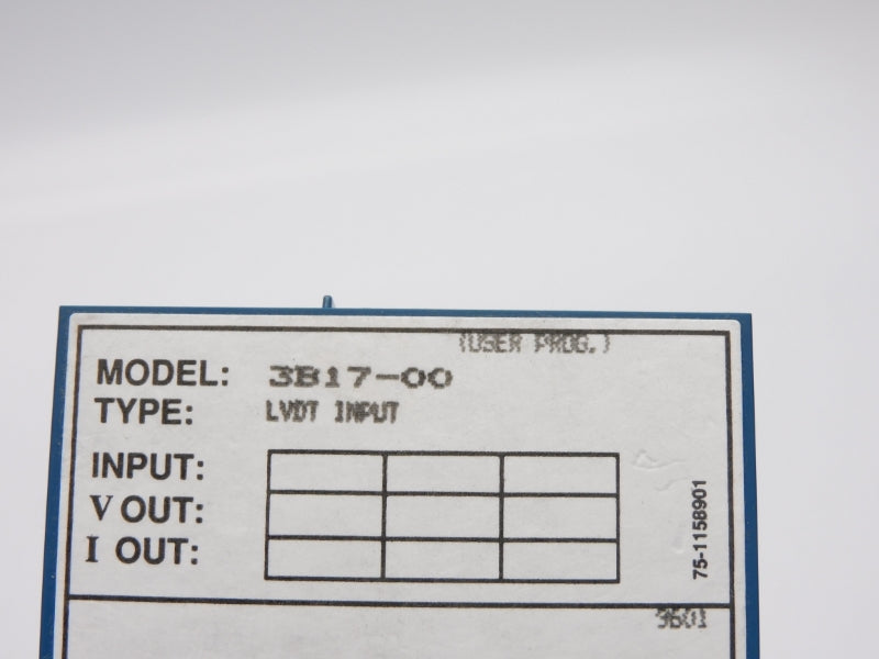 ANALOG DEVICES 3B17-00 LVDT NSNP