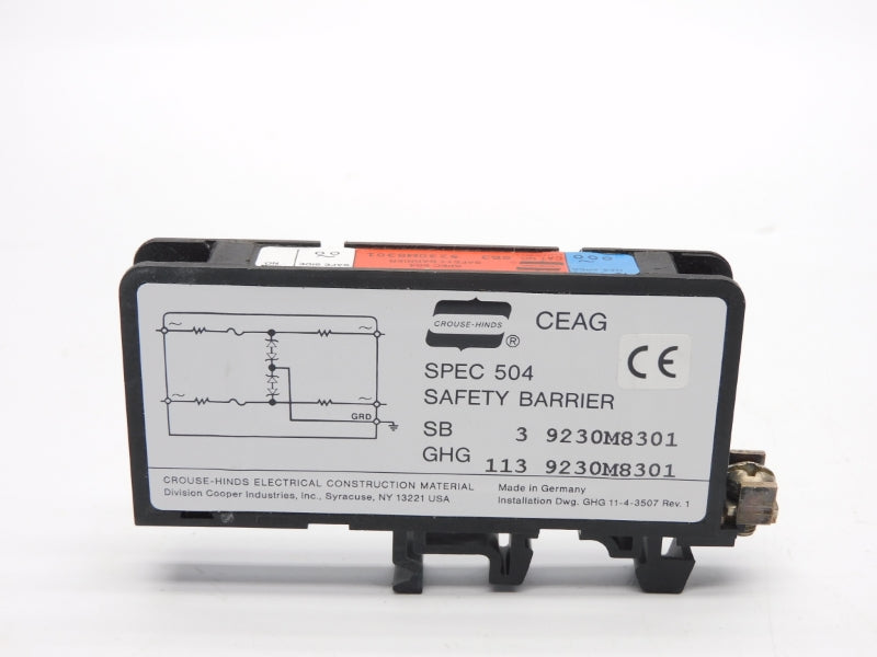 CROUSE HINDS SB39230M8301 NSNP