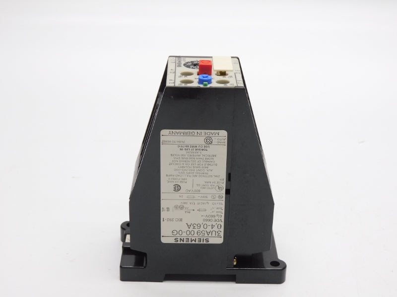 SIEMENS 3UA5900-0G 660V 0.4-0.63A NSNP