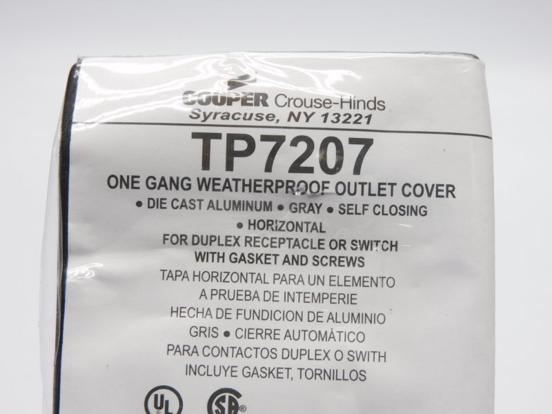 CROUSE HINDS TP7207 NSMP