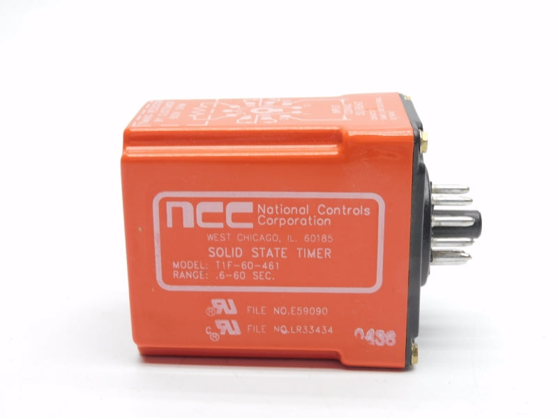 NCC T1F-60-461 120/240VAC 10A .6-60S NSNP