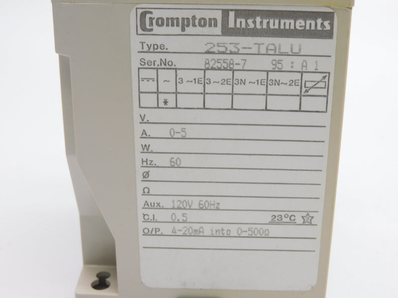 CROMPTON 253-TALU-LSHG 120V 5A NSNP
