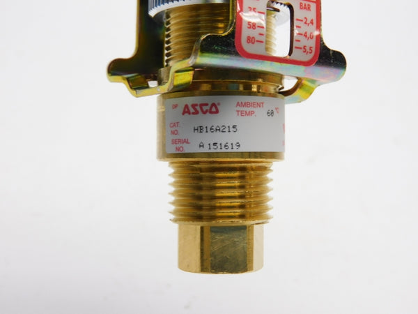 ASCO HB16A215 250VAC/DC 15A 35-80PSI NSNP