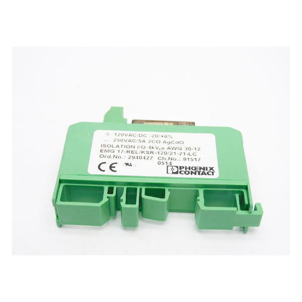 PHOENIX CONTACT EMG17-REL/KRS-120/21-21-LC 2940427 250VAC 5A NSNP