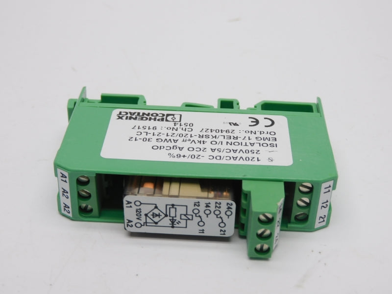 PHOENIX CONTACT EMG17-REL/KRS-120/21-21-LC 2940427 250VAC 5A NSNP