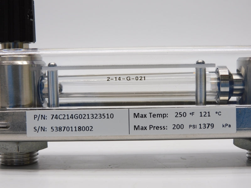 KING INSTRUMENT 74C214G021323510 200PSI NSMP