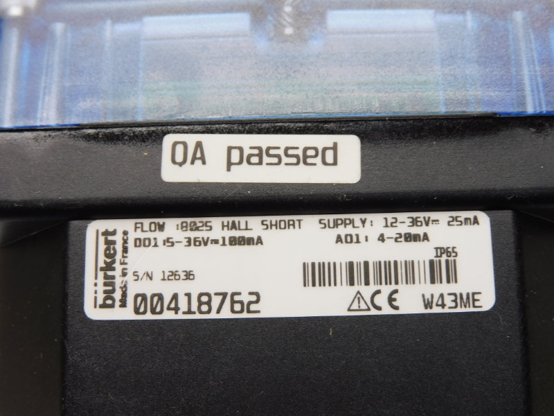 BURKERT 8025 00418762 12-36V NSMP