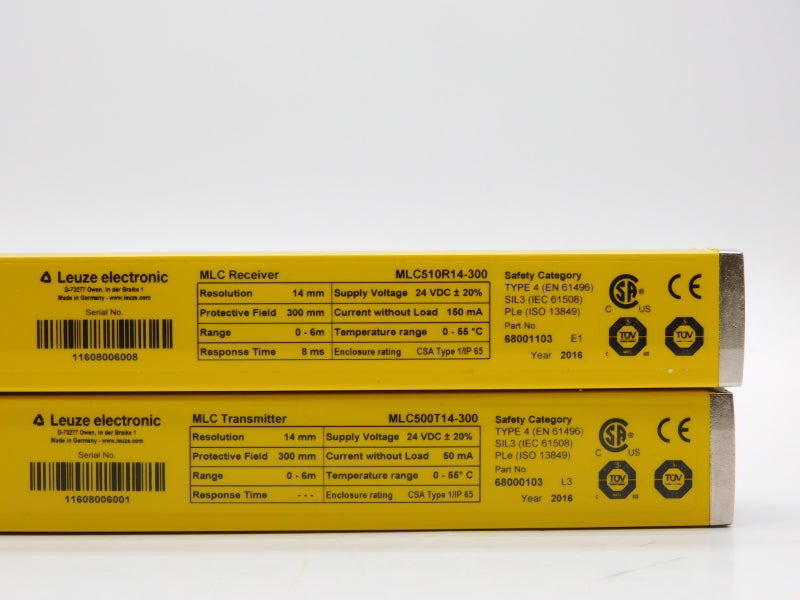 LEUZE ELECTRONIC MLC510R14-300 MLC500T14-300 24VDC NSMP