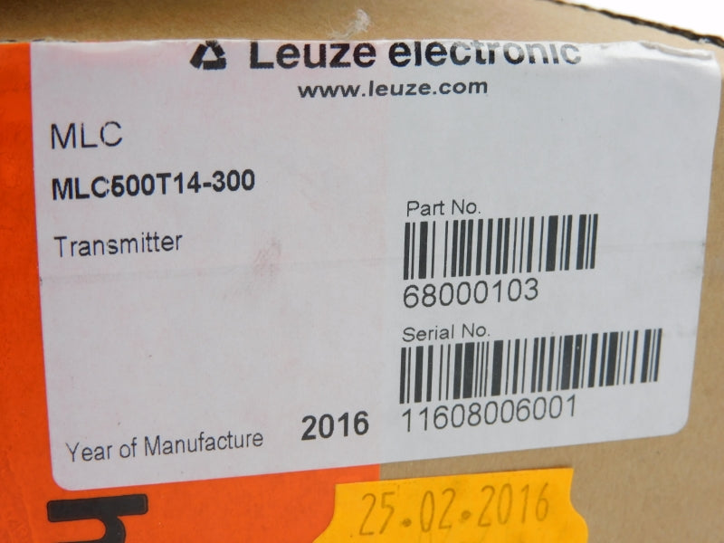 LEUZE ELECTRONIC MLC510R14-300 MLC500T14-300 24VDC NSMP