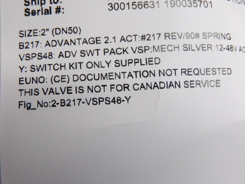 ITT INDUSTRIES 2-B217-VSPS48-Y 48VAC/DC 6A 2" NSNP