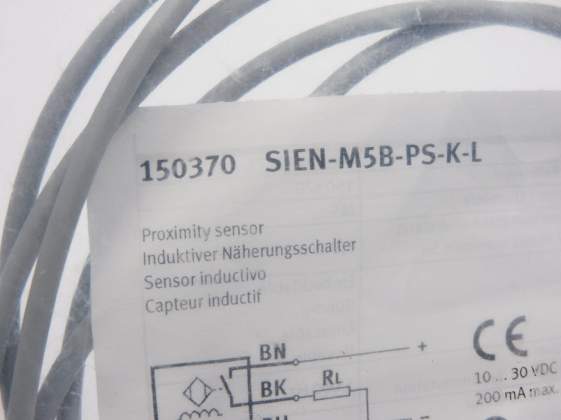 FESTO SIEN-M5B-PS-K-L 150370 10-30VDC NSMP