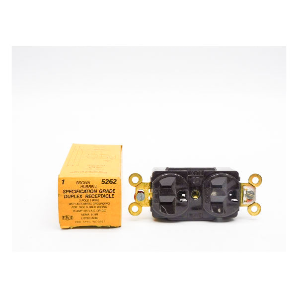 HUBBELL 5262 125VAC/DC 15A NSMP