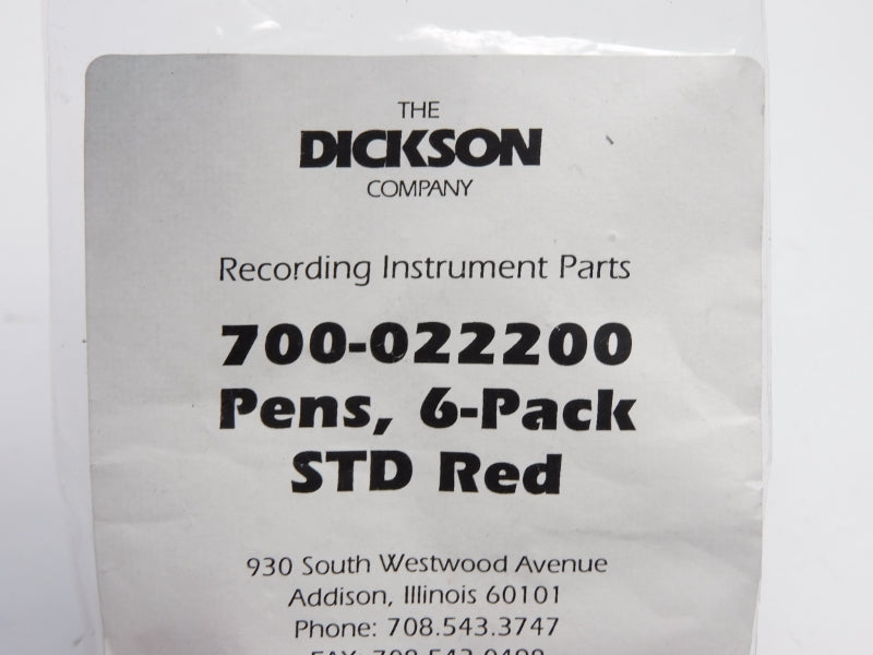 DICKSON 700-022200 (PKG OF 6) NSMP