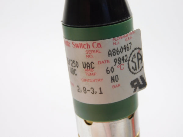 ASCO JB28A215A 125/250VAC 5A 2.8-3.1PS1 NSMP