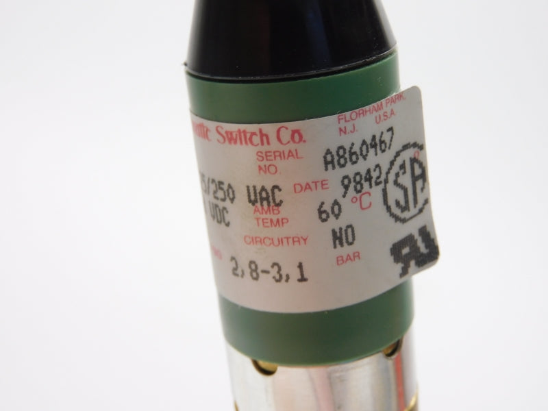 ASCO JB28A215A 125/250VAC 5A 2.8-3.1PS1 NSMP