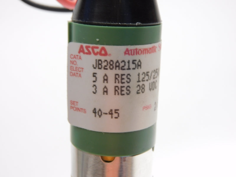 ASCO JB28A215A 125/250VAC 5A 2.8-3.1PS1 NSMP