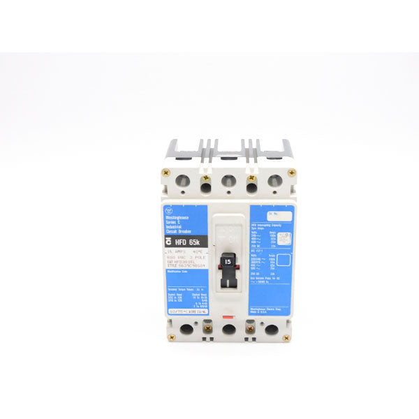WESTINGHOUSE HFD3015L SER. C 600VAC 15A (BLUE) UNMP