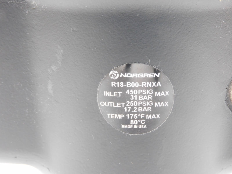 NORGREN R18-B00-RNXA 450PSI NSNP