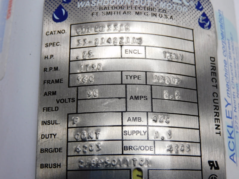 BALDOR COPWD3310 90V 2.5A NSNP