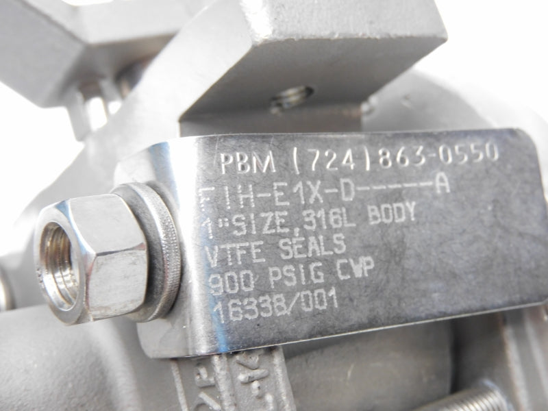 PBM FIH-E1X-D-A 900PSI 1" NSNP